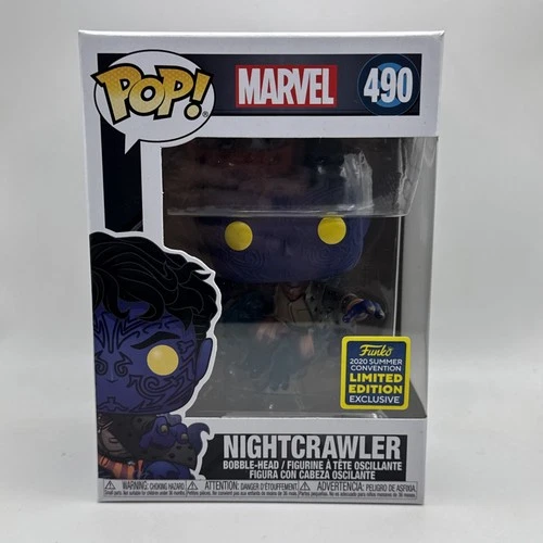 Funko POP! Marvel Nightcrawler X-MEN #490 SDCC 2020 con protector pop