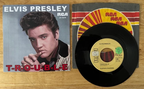 45 7" SP ELVIS PRESLEY TROUBLE PROMO RCA VICTOR JH-10278