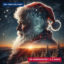 Christmas Diamond Art Kits for Adults,5D Diamond Painting Kits for Beginners,Rou