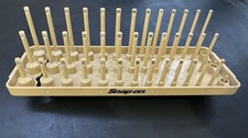 New Snap-on 14 Metric 3-row Post-style Socket Tray Holder - Combat Tan New Snap-on 14 Metric 3-row Post-style Socket Tray Holder - Combat Tan