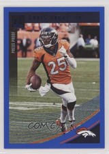 2018 Panini Donruss Press Proof Blue Chris Harris Jr #89 kn8