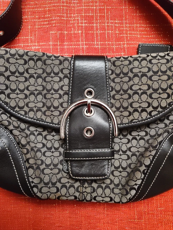 🔥COACH  One Shoulder Bag Signature  Black🔥 - Image 2 of 4