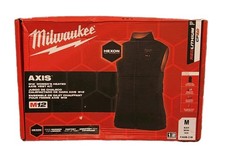 Milwaukee M12 AXIS Heated Vest Kit w/ Battery Charger Black F300B-21M Women M