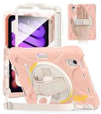 Case for iPad mini 7 2024 8.3 Inch Shockproof with Kickstand  Pencil Holder