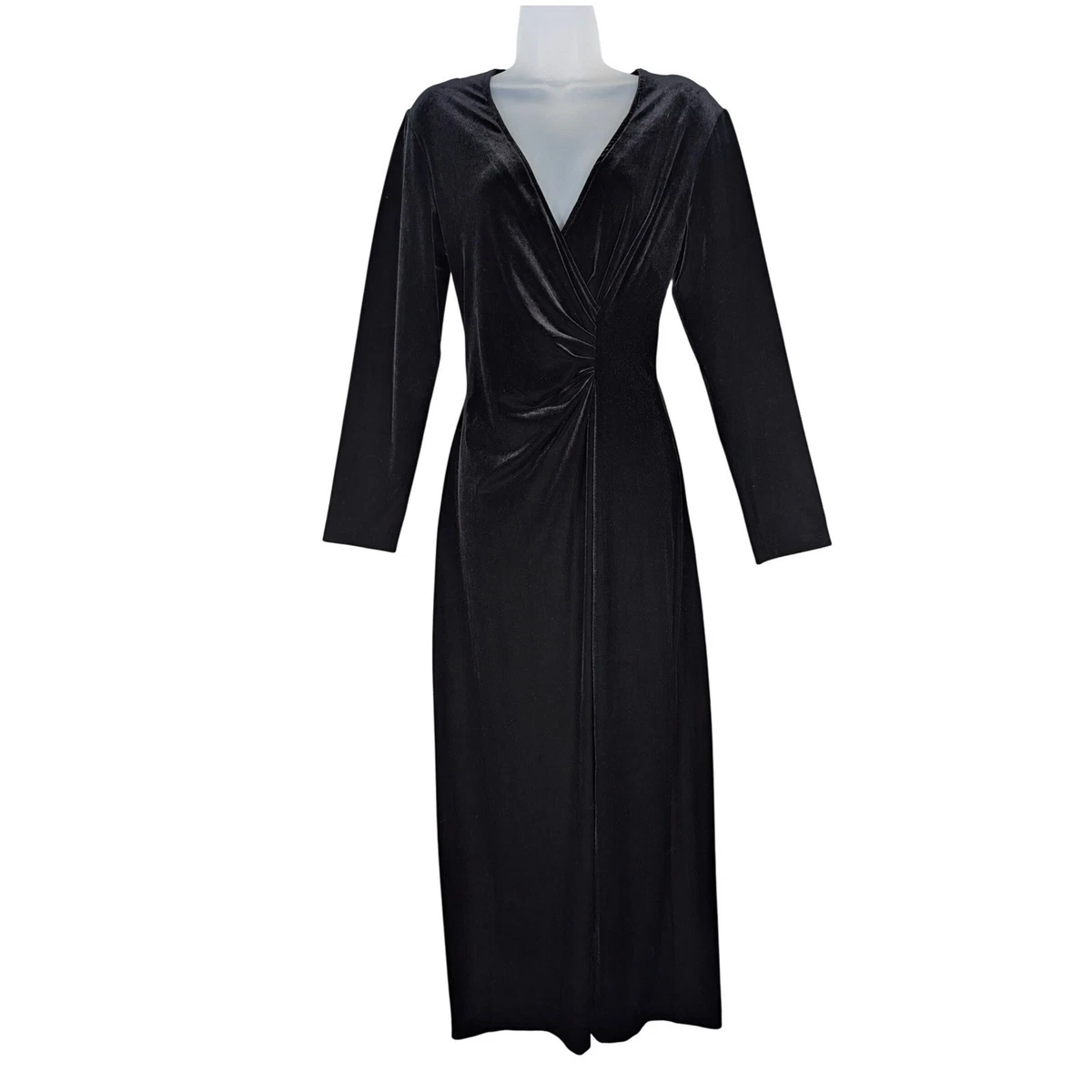 Velvet Long Wrap Dresses for sale | eBay