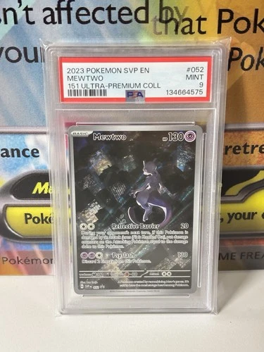 Pokemon PSA 9 Mewtwo SVP 052 SV Scarlet Violet Black Star Promo 151 UPC