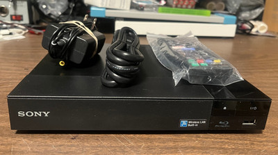 SONY  BDP-S3500 Blu-Ray/ DVD Player ( Wifi, W/ New Remote, HDMI Cable & 2 Movies