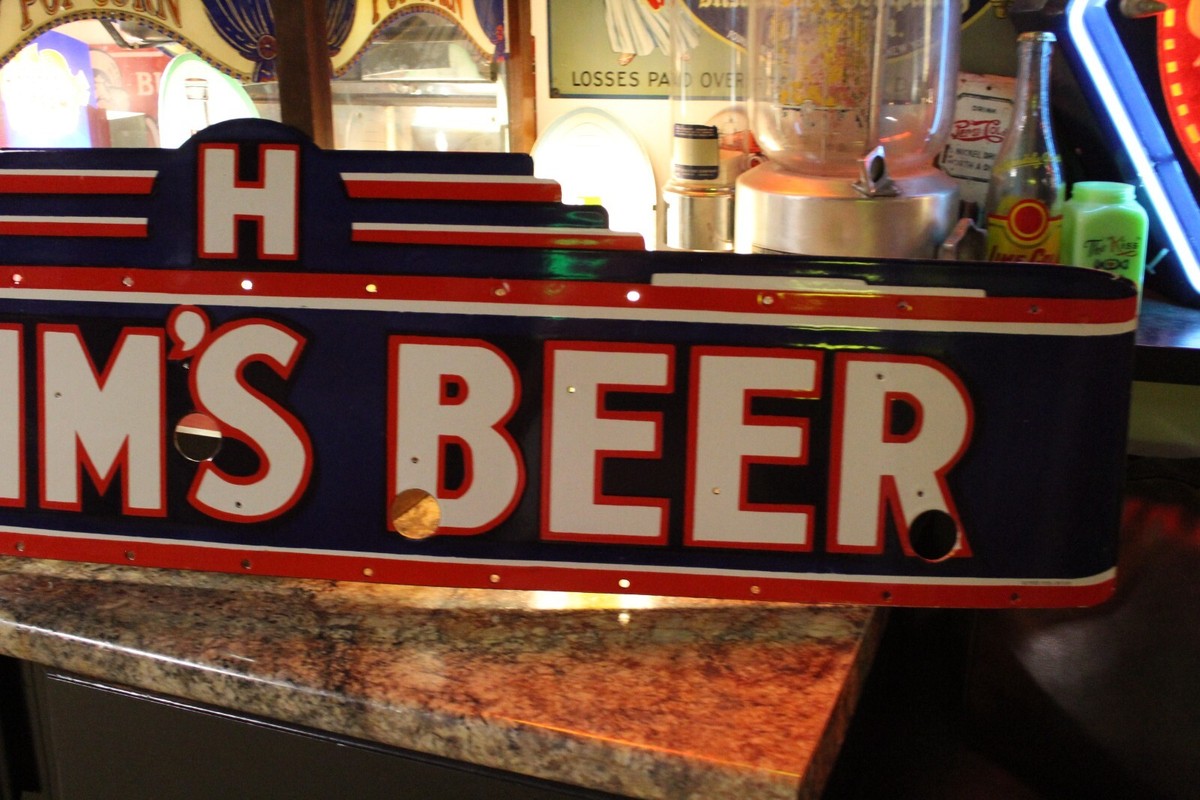 Hamm's BEER BAR SIGN ハムズベア サイン Vintage Hamm's Beer Bear Bar Sign Display 16