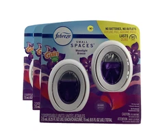 Lot of 3-2 Packs Febreze Linen & Sky Small Spaces Air Freshener 6 Total