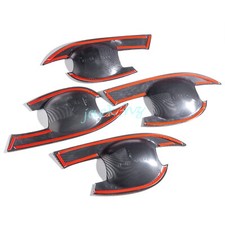 Carbon Fiber Door Handle Surrounds Accessories For 2021+ Nissan Rogue X-Trail