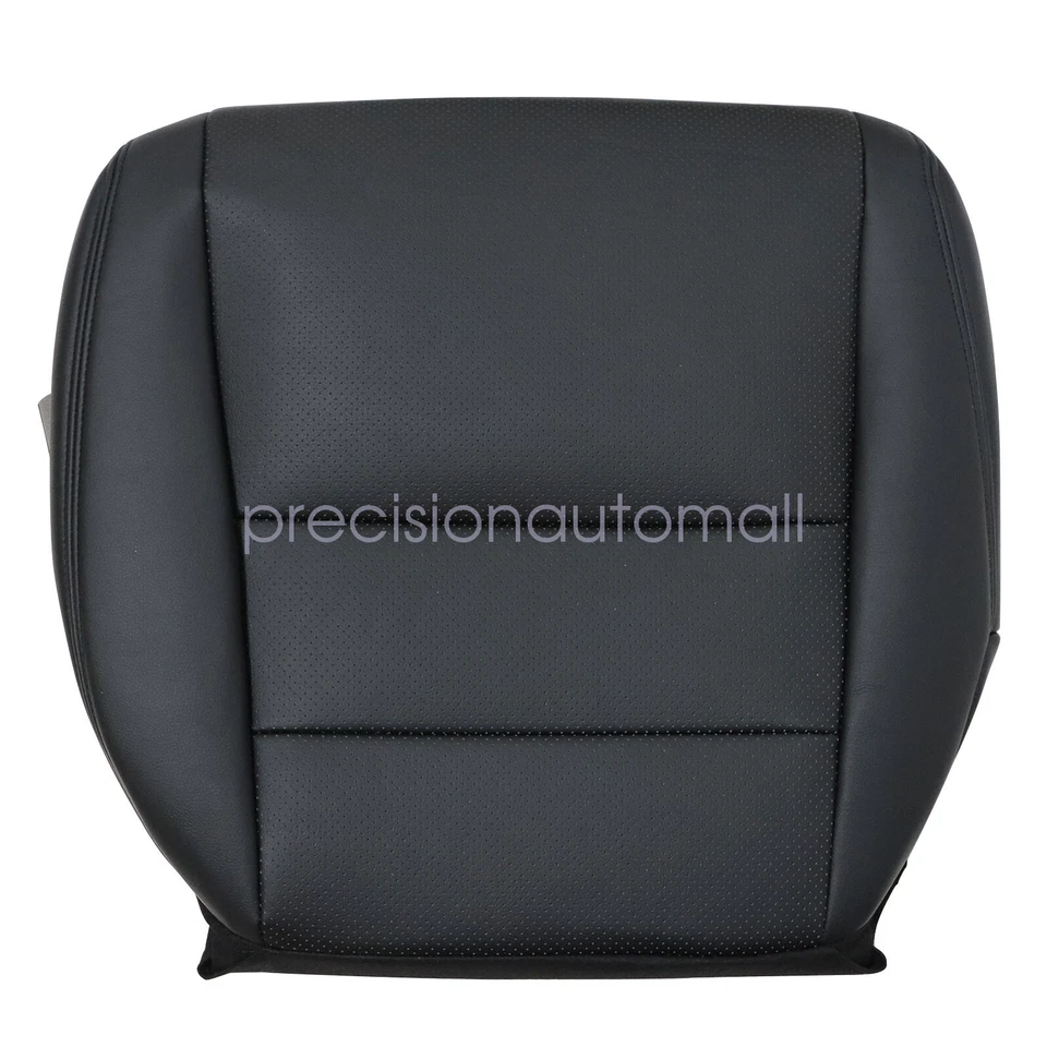 Cubierta de asiento de cuero Perf inferior para conductor y pasajero negra para Acura TL 2005-2008 Foto 4 de 4