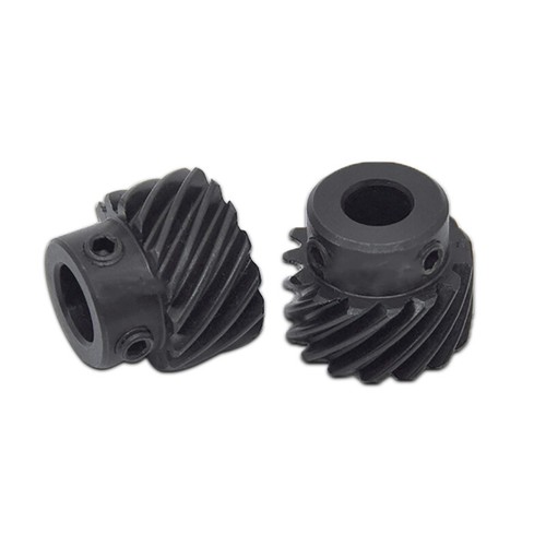 45# Steel Helical Gear 1 Mod 12-25 Teeth Blackened Pinion Transmission Gears - Picture 8 of 17