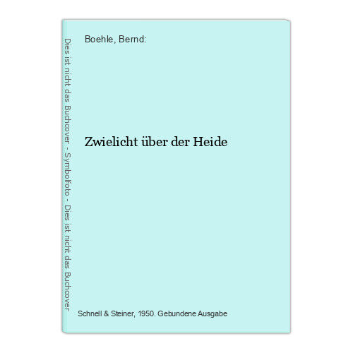 Zwielicht über der Heide Boehle, Bernd: - Foto 1 di 1