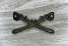 Original Pattern 1858 Civil War EM Dragoon/Cavalry Cap Badge