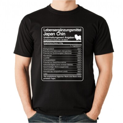 T-Shirt Unisex DOSIS JAPAN CHIN Lebensergänzungsmittel by Siviwonder Männer Hund