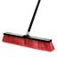thumbnail 1 - Alpine Industries 24 in. Red Indoor Outdoor Smooth Surface Push Broom 10 Pack