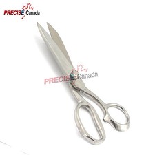 10" HEAVY DUTY STAINLESS STEEL TAILOR UPHOLSTERY SCISSORS Utlity Shears Silver