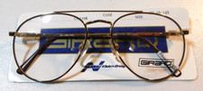Vintage GIRARD 6812 Gold 56/19 Dbl. Bridge Metal Eyeglass Frame NOS 369