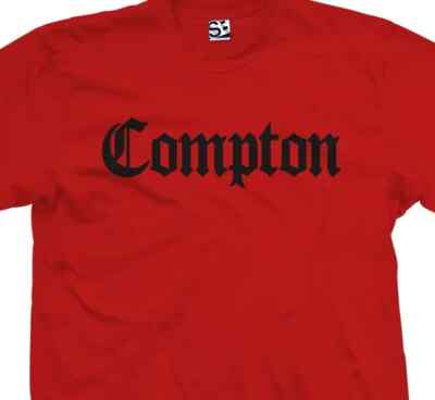 Compton Westcoast NWA Eazy E Dr Dre Straight Outta  T-Shirt Represent Kendrick