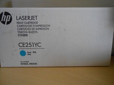 Genuine HP CE251YC Cyan Toner Cartridge New Factory Sealed