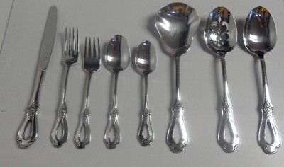 Oneida TOUJOURS Stainless Flatware CHOICE PIECES  Silverware  HEIRLOOM CUBE MARK