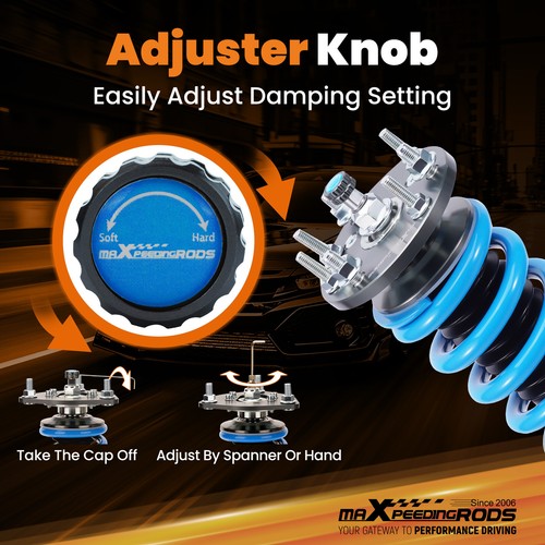 MaXpeedingrods T6 Coilovers 24 Way Damper Shocks For Honda Accord 2003-2007 - Picture 7 of 12