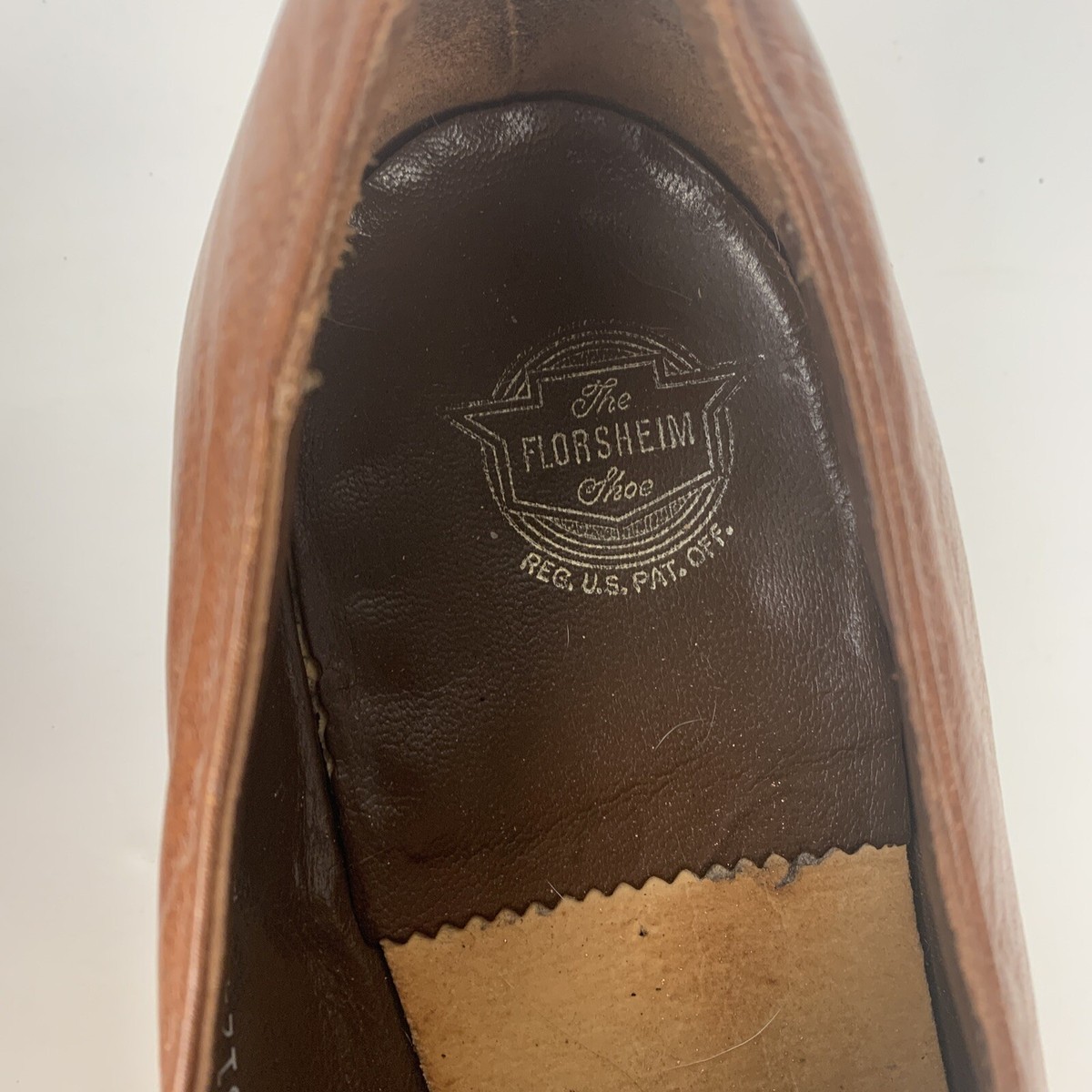 FLORSHEIM Royal Imperial RITZ Cognac Brown Leather Loafer‎ SLIP-ON Shoes Size 11 Royal Imperial by Florsheim Loafers Ritz Wine 11 B-unused in  main image 3