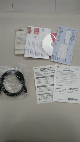 SONY PCM-M10 B Black Audio Linear PCM Recorder Used Junk Japan Free Shipping - Picture 9 of 9