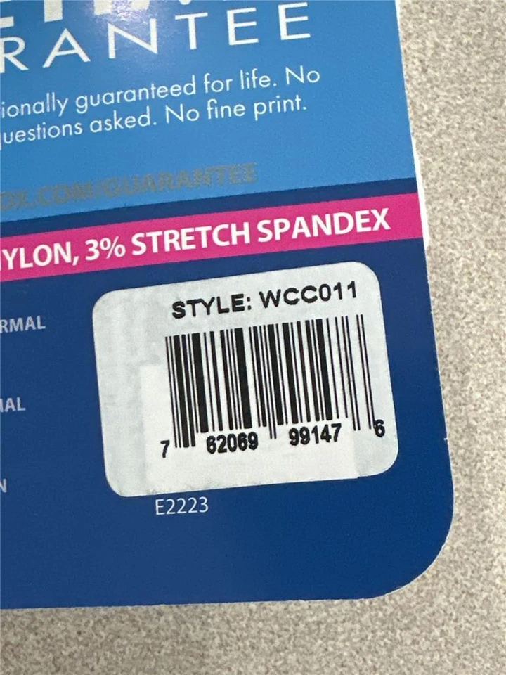 Calcetines acolchados acolchados para mujer Jox Sox blancos nuevos 9-11 Foto 3 de 4