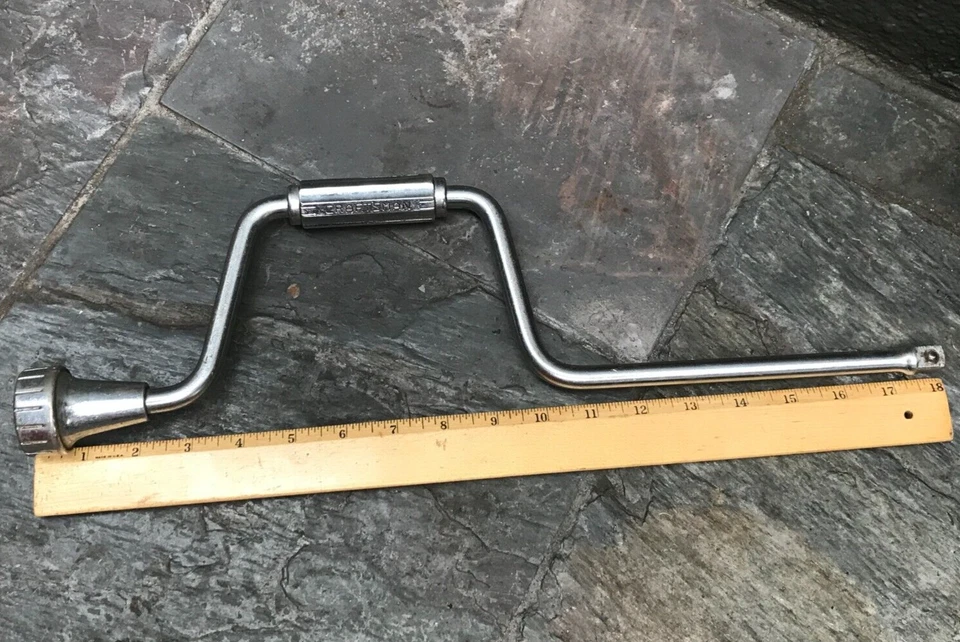 Craftsman "V" Series 1/2" Drive Hand Crank Speed Handle Spinner Wrench 🇺🇸 Made - Image 3 of 4