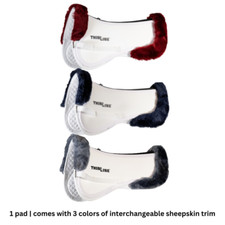 Thinline Trifecta Expressions Half Pad - White with interchangeable colored trim