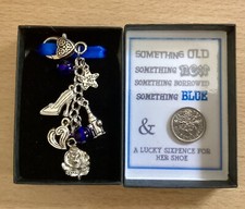 KEEPSAKE SIXPENCE KEYRING BRIDE TO BE