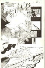 TOMB RAIDER #46, PAGE 11 - ORIGINAL COMIC ART BY ERIC BASALDUA AND JAY LEISTEN