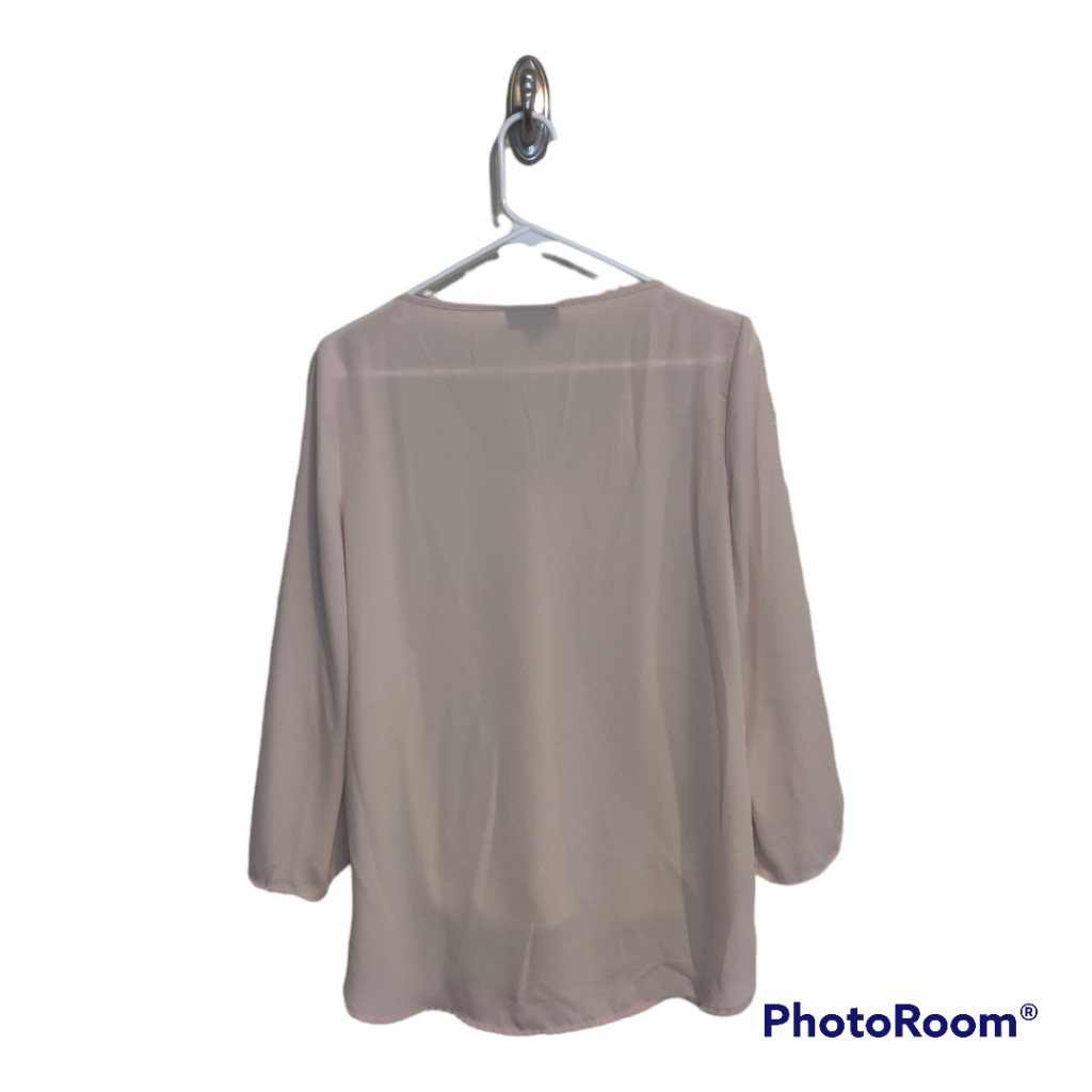 Bold Elements Open Long Sleeve Blouse - image 2