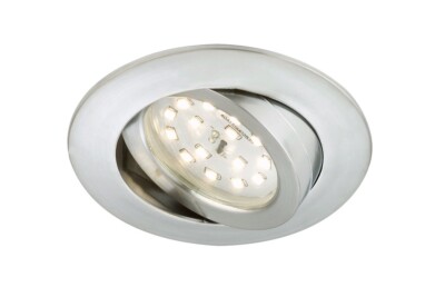 BRILONER 7296-019 LED RECESSED LIGHT, Ø 8.2 CM, 6.5 W, ALUMINIUM #OB