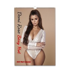 Sexy Hot Demi Rose personalised | 2027/28 Calendar choose start month