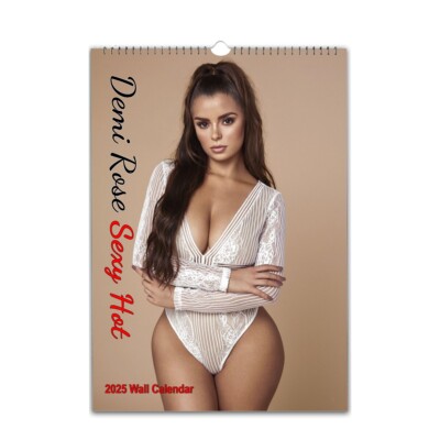 Sexy Hot Demi Rose personalised | 2025/26 Calendar choose start month