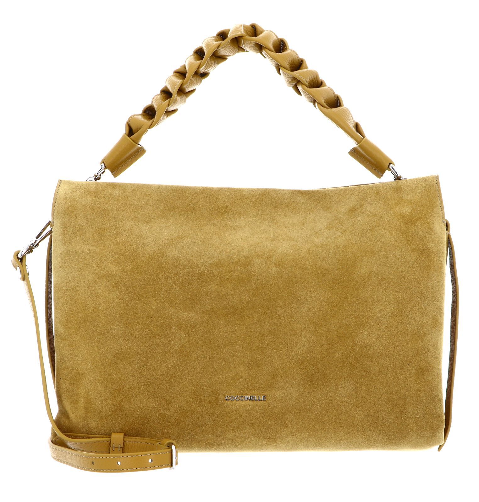 COCCINELLE shoulder bag Boheme Handbag Suede Citronella / Citr