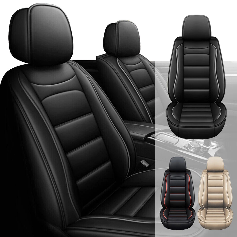 Car Front & Rear Cushion 5 Seat Covers PU Leather For Kia Forte 2010-2023 Color - Изображение 2 из 3