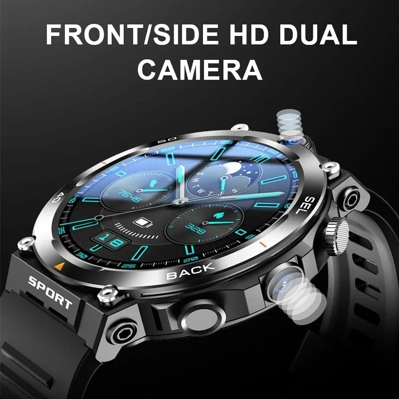 2025 Smart Watch With SIM Card Camera, 2G RAM GPS WiFi NFC Android for Men Women - Image 4 of 4