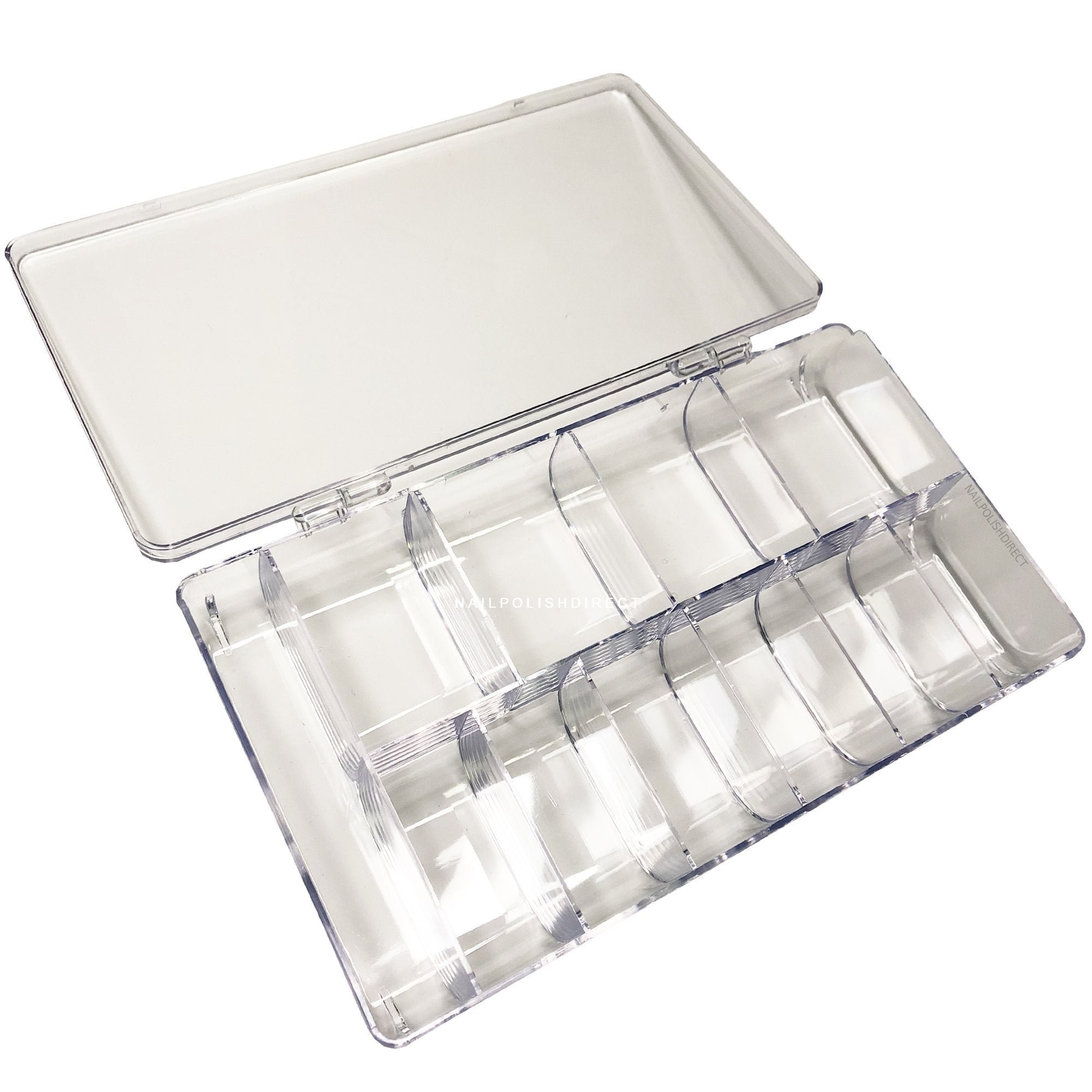 Outlet - Clear Tip Box For False Nail Tips & False Nails