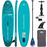 Aqua Marina Breeze 300 Cm Blue Sup Board Aufblasbar Surfboard + Carbon 2025
