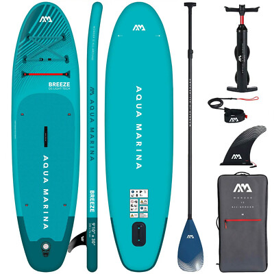 AQUA MARINA BREEZE 300 CM BLUE SUP Board aufblasbar Surfboard + CARBON 2025