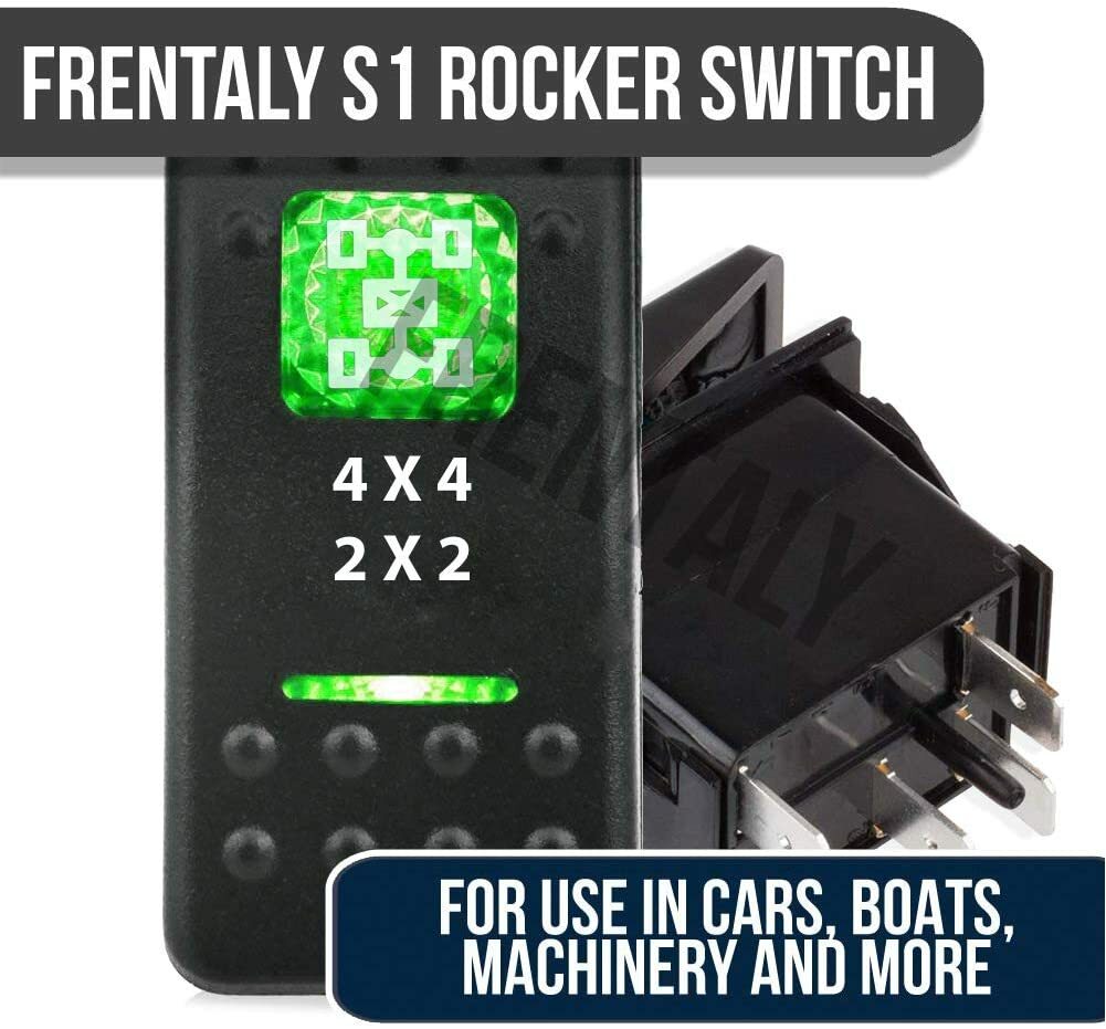 Car Van Boat Marine Dash Rocker Switch 12V 24V Waterproof ON-OFF - Foto 2