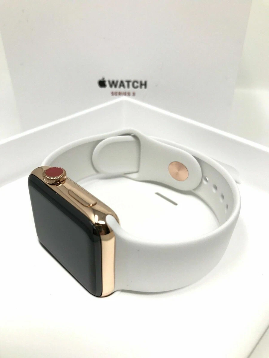 Apple watch series top 3 band rose gold