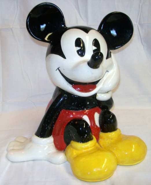 Cookie Jar Mickey Mouse Treasure Craft C/Disney No Box eBay