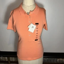 Lady Hathaway New With Tags Women's Eco-cotton  Golf Polo Size M New With Tags
