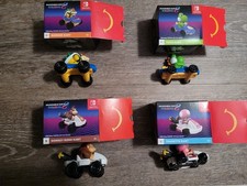 McDonald's Mario Kart 8 Deluxe Happy Meal 4 Bowser Toadette Yoshi Donkey Kong