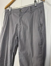 Birddogs Boom Pants Mens 34x32 Casual Stretch Performance Golf Commuter Gray EUC