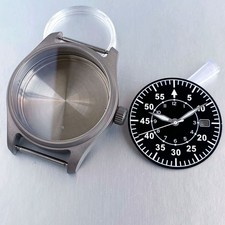 Titanium Case Sapphire Glass Watch Case Fit NH35 NH36 ETA2824 2836 Miyota 8215